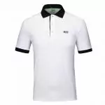 hugo boss sport t-shirts luxe retro 52 solid color blanc